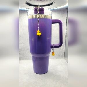 duckie straw/cup charm